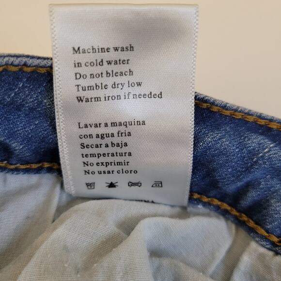 KanCan Women’s Size 13 Distressed Skinny Jeans Light Wash Stretch Denim - Picture 8 of 8